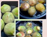 Hình bước làm 1 của món CÀ sọc xanh luộc mỡ hành