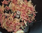 Une image de l'étape 1 de Gnocchis crème raclette et lardons fumés au Cookeo infinity.