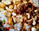 A picture of step 6 of Navratan pulao.