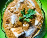 A picture of step 4 of Paneer butter masala.