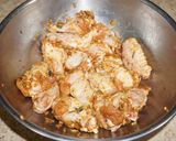 A picture of step 2 of Broiled marinated chicken wings with blue cheese dip.