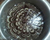 A picture of step 8 of Eggless Marble Cake.