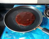 A picture of step 4 of Dark Chocolate Pancakes.
