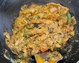A picture of step 2 of Eggplant salsa.