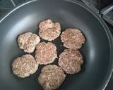 A picture of step 2 of Kofta in the oven.