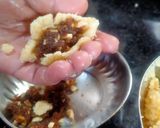 A picture of step 3 of Dates Dryfruits Kalakand rolls.