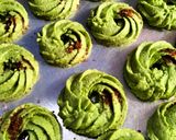 Foto langkah ke 4 dari resep Kue Sagu Pandan.