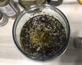 A picture of step 1 of Apple And Basil Salad With Caramelised Balsamic Vinaigrette.