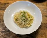 A picture of step 7 of Creamy courgette pasta.