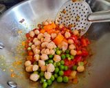 A picture of step 4 of Protein loaded Masala oats.