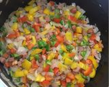 A picture of step 5 of Jollof Rice🍚.