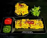 A picture of step 6 of Besan Sooji Methi Dhokla.