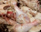 A picture of step 1 of Lahori Chicken Chole.
