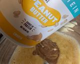 Une image de l'étape 2 de Banana Bread au beurre de cacahuètes et pépites de chocolat sans gluten ni lactose.
