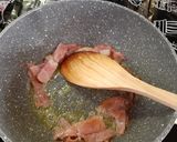 Foto langkah ke 3 dari resep Nasi Telur Dengan Smoked Beef & Bacon.