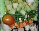 Foto langkah ke 1 dari resep Sayur Asem Terong Ungu.