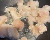A picture of step 3 of Monkfish, Pesto, and Cherries.