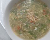 Hình bước làm 3 của món Soup tôm rau củ