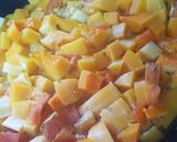 A picture of step 2 of Butternut soup.