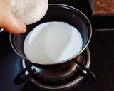 A picture of step 1 of Homemade Condensed Milk.