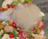 A picture of step 7 of ⭐ Diet Water Chestnut– Black Chickpea Bhel.