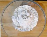 A picture of step 1 of Eggless Pancakes.