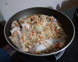 Hình bước làm 3 của món Cá mó chiên mắm tỏi