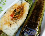 Foto langkah ke 3 dari resep Nasi Bakar Ayam Suwir Kemangi.