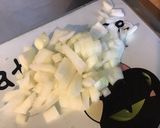 Une image de l'étape 2 de One pot pasta au caribou,tomates et oignon.