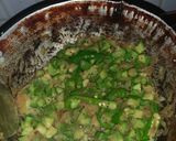A picture of step 6 of Ridge gourd egg fry.