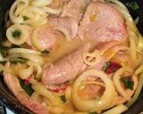 Foto del paso 4 de la receta: Peceto a la mostaza de miel con puré de batatas
