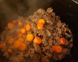 A picture of step 2 of Croc Pot Shepard's Pie.