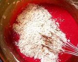 A picture of step 8 of Red velvet cake loaf.