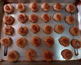 Foto del paso 4 de la receta: Pepas integrales sin huevo de batata y dulce de leche