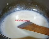 A picture of step 2 of Makhana Rose Halwa.