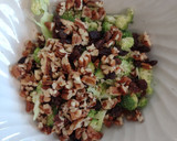 A picture of step 1 of Broccoli salad.