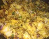 A picture of step 6 of Masala dosa.