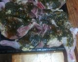 Foto del paso 2 de la receta: Patamuslos al spiedo y ensalada de remolacha, papa, huevo y ajo