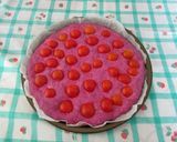 A picture of step 5 of Pink Focaccia with Cherry Tomatoes.