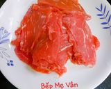Hình bước làm 2 của món Thịt bò xào hành tây,bông cải xanh và cà rốt