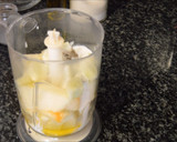 Foto del paso 2 de la receta: Sopa fría de melón con crujiente de jamón