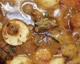 A picture of step 5 of Mutton and egg biryani #recipes marathon.