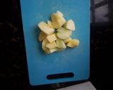 A picture of step 1 of Apple Sauce Red Velvet Pancakes. #snacksrecipescontest.