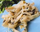 Foto del paso 11 de la receta: Fetuccini con ajo y quesos