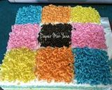 Foto langkah ke 11 dari resep Rainbow Cake Kukus.