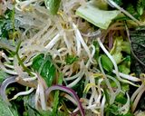 Hình bước làm 2 của món Gỏi rong sụn và rong wakame