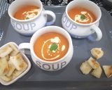 A picture of step 8 of Tomato soup🍅🍅.
