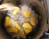 A picture of step 1 of Black channa thaila style.