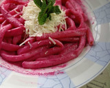Φωτογραφία βήματος 5 της συνταγής Spaghetti 🍝 με πέστο Παντζαριού