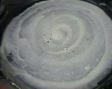 A picture of step 13 of Sambhar dosa with coconut chtni and sauce.